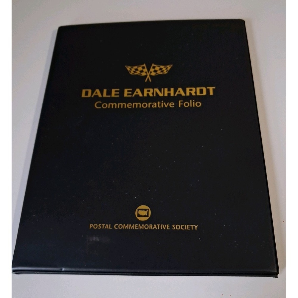 Postal Commemorative Society Dale Earnhardt NASCAR Commemorative Folio Black
